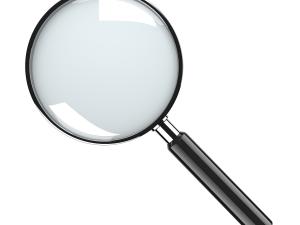 image of a magnifying glass