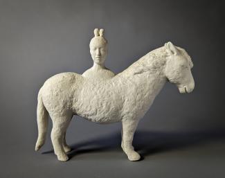Ceramic Sculpture "Pony" by Robin Whiteman