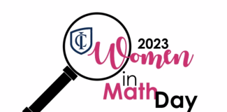 Women in Math Day logo
