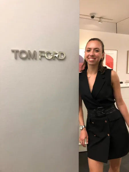 Julia Damesek at Her Internship