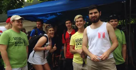 The Megs Radio research team, summer 2018