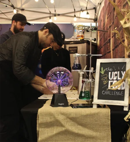 Chef Ryan Richards working