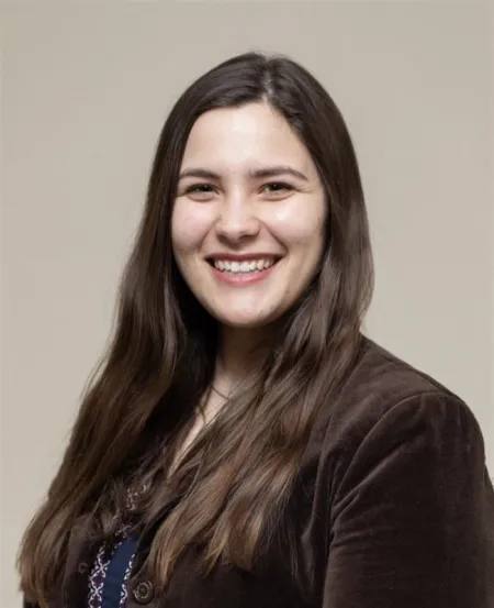 young woman with long brown hair