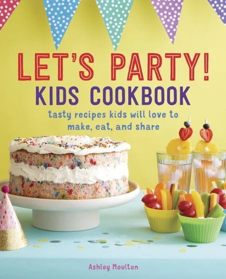 book cover with a cake