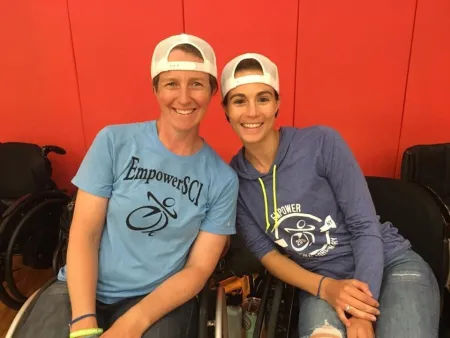 Carrie Callahan '02 and Kelly Pantason '15