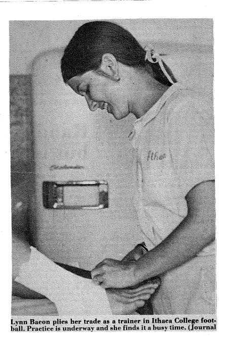 female athletic trainer