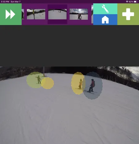 visual scene display 