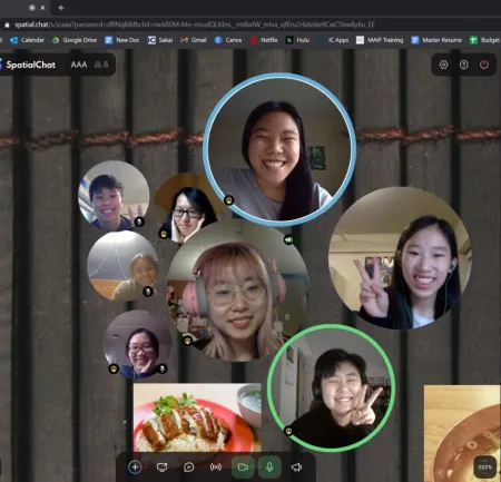 Screenshot of cooking up culture event