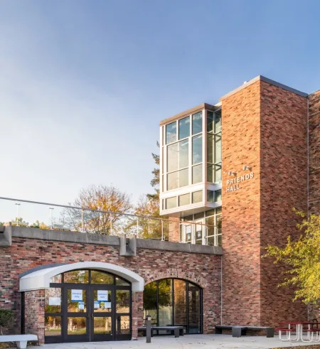 exterior of Friends Hall