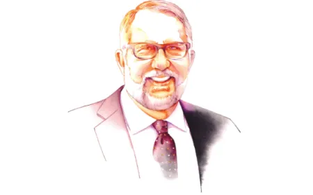 Illustration of John Neeson ’84