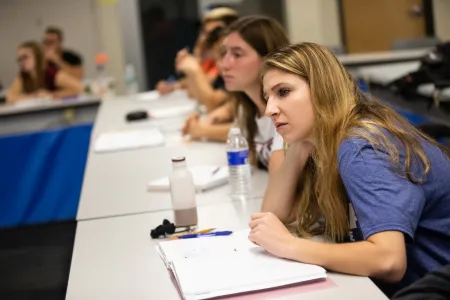 AT student in the classroom