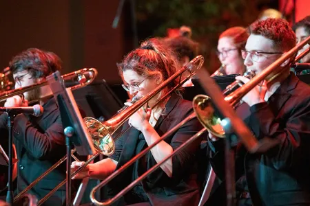 students playing instruments 