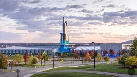 Perspective of IC Athletic & Event Center - LEED Gold (2014)