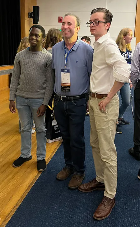 Students with alumni