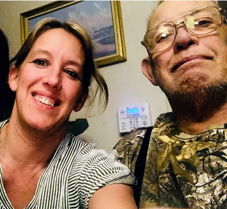 Karena and her father