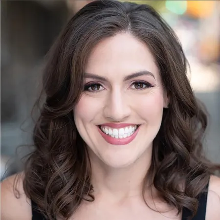 woman with dark hair