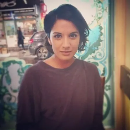 woman with dark hair