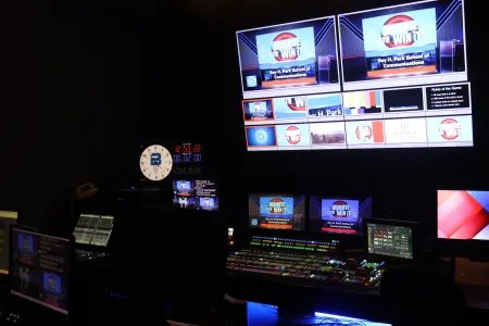 TV studio control room