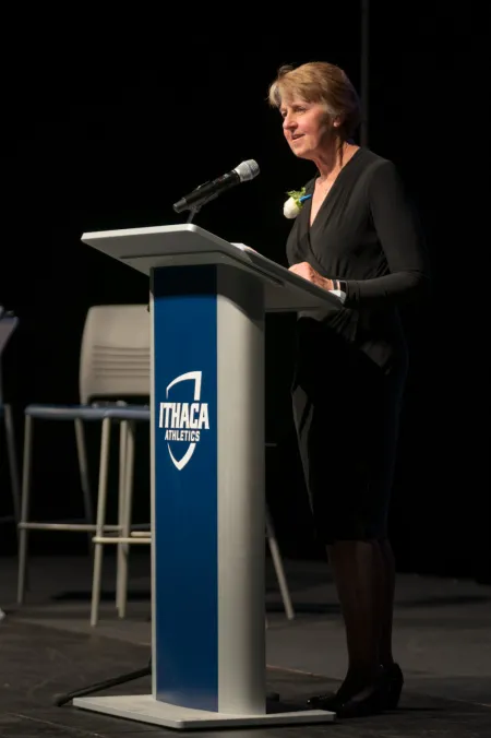 Susan at podium