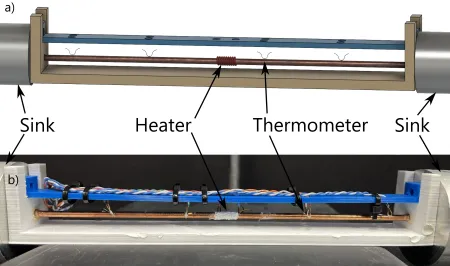 Thermal diffusion apparatus designed by Yash Mohod '25