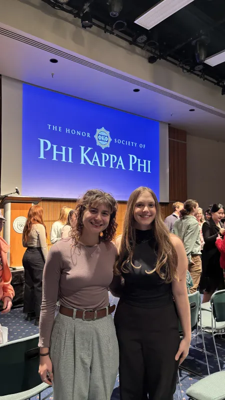 Sammi and Leticia at induction 