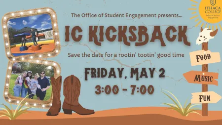 poster of IC KicksBack event description