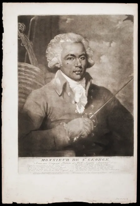 Joseph Bologne, Cavalier de Saint-Georges, an 18th century bi-racial French composer