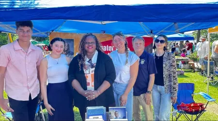 Isa Hernandez with Senator Leah Webb