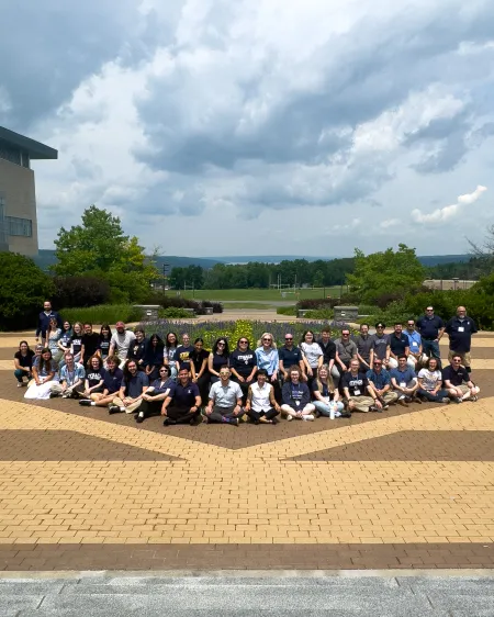 2025 Participants overlooking Cayuga Lake