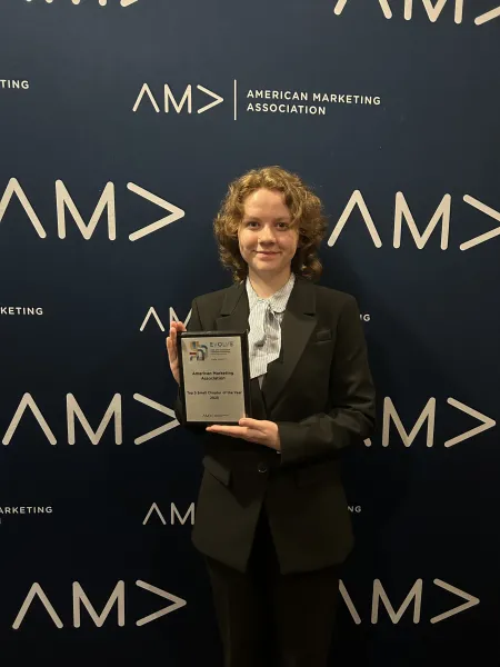 Telly Staley at an American Marketing Association meeting