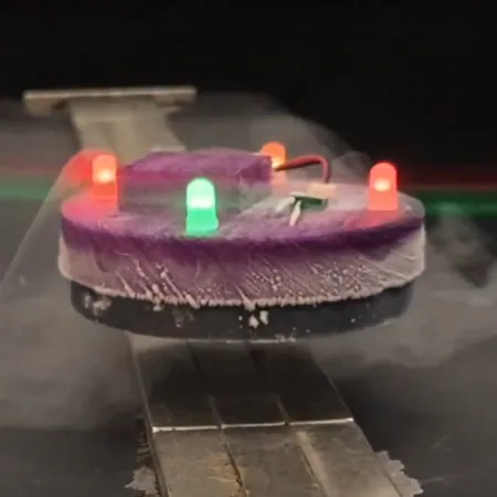 Levitation demonstration built by Kathy Wang, 2023