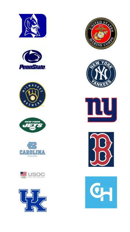 logos of companies mentioned to the left