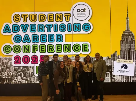 Students at a conference in NYC visited Paramount, Peacock, Magnolia Bakery HQ, PepsiCo, Sony Music Group, JP Morgan Chase, Ogilvy, Mischief, Known, Publicis Health, and WPP Media.