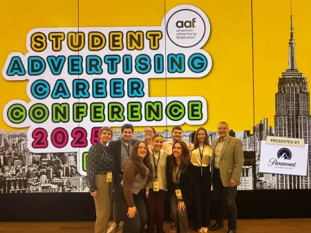 Students at a conference in NYC visited Paramount, Peacock, Magnolia Bakery HQ, PepsiCo, Sony Music Group, JP Morgan Chase, Ogilvy, Mischief, Known, Publicis Health, and WPP Media.