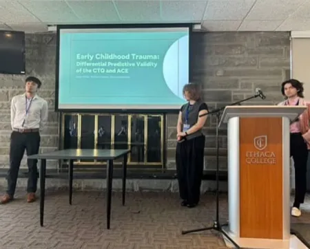 Nathan Connors Presenting Research D