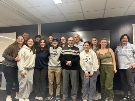 AT/Pre-AT students with Michael