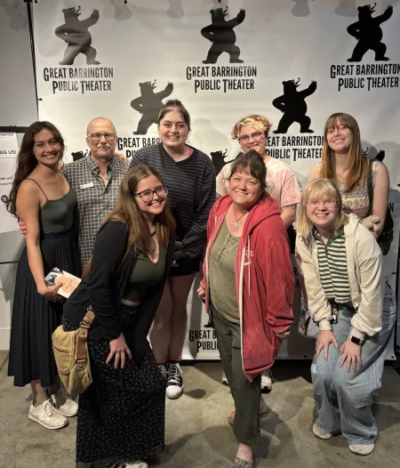 Interns at a theater