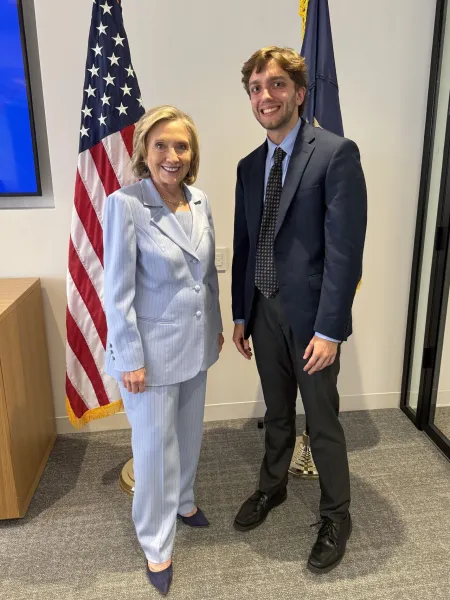 Student Intern with Hilary Clinton