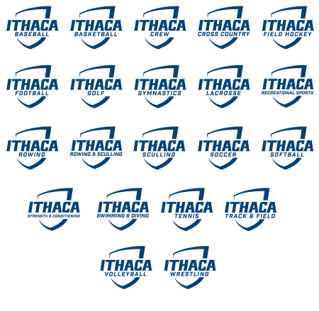 Ithaca College Athletics Varsity Sports Primary Lockups / Logos