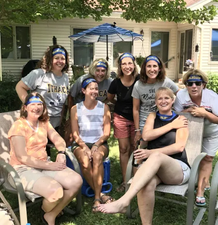 Julie Bellone and her friends