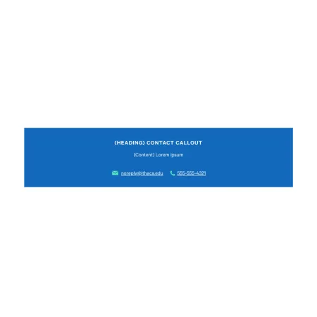 Example image of the Contact Callout component/paragraph