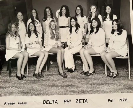 The 1972 Delta Phi Zeta pledge class