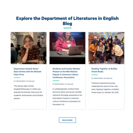 Example image of the Feed: Latest Blogs component.