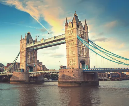 Tower Bridge on the River Thames 