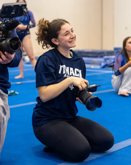 Erin Soltano takes photos for Creative Media