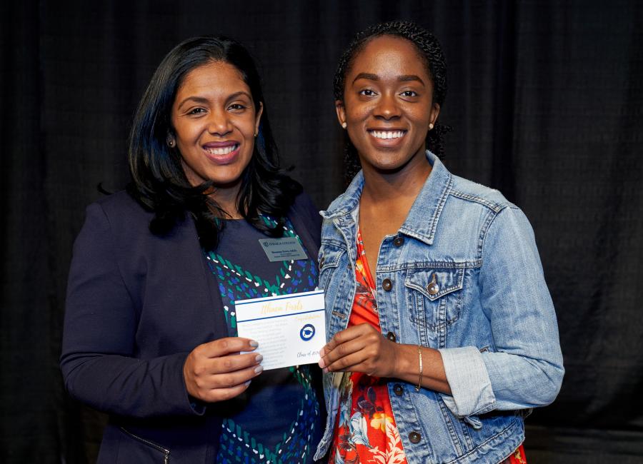 Rosanna Ferro and Student