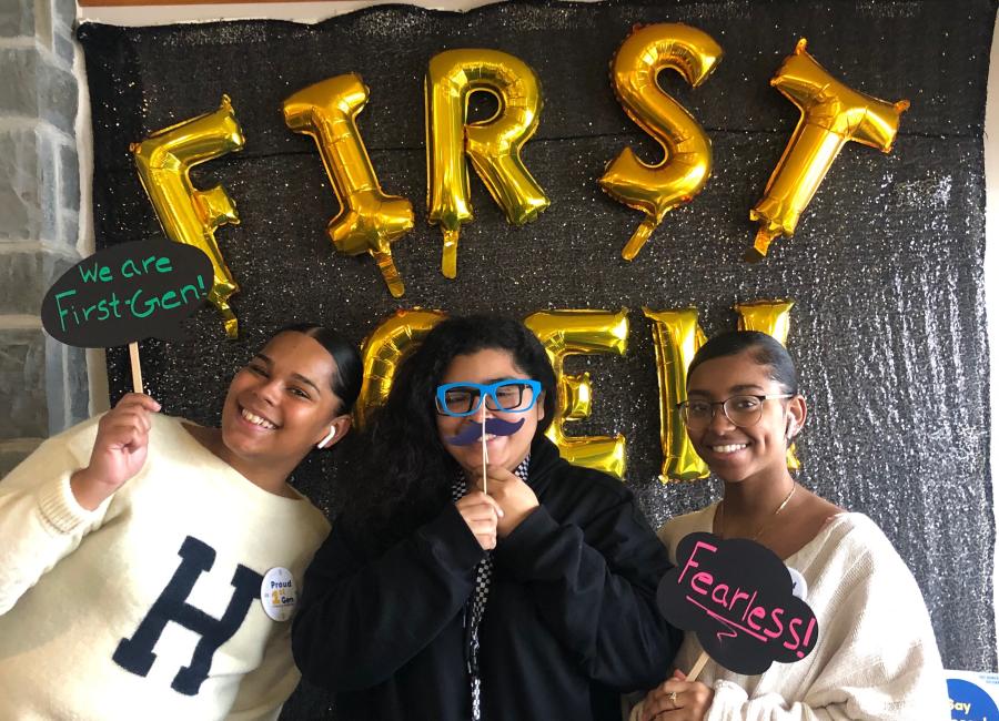 First-Gen celebration day photo booth