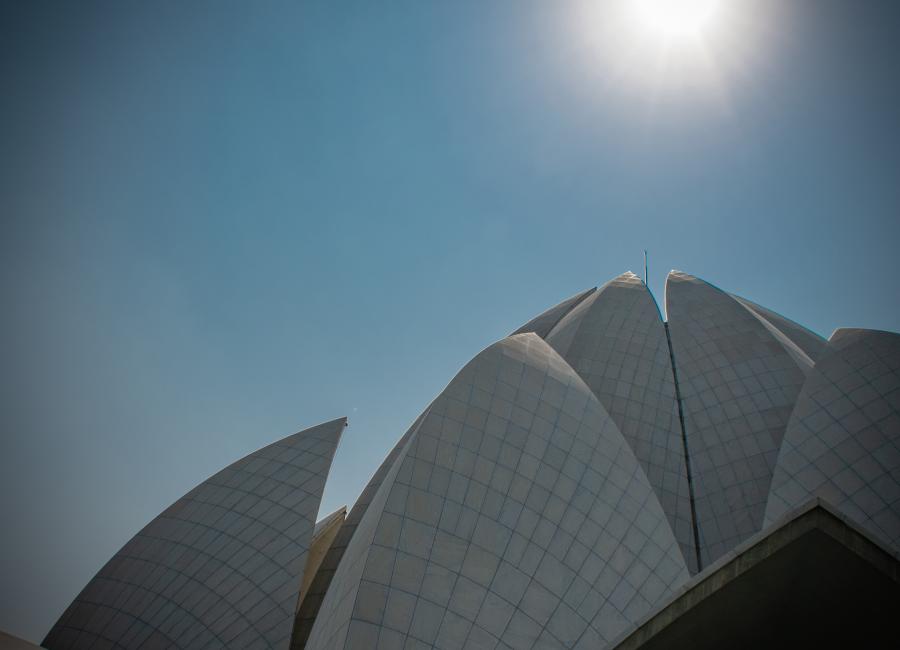 Baha'i Temple, Lotus Temple Road, Bahapur, Shambhu Dayal Bagh, Kalkaji, New Delhi, Delhi, India