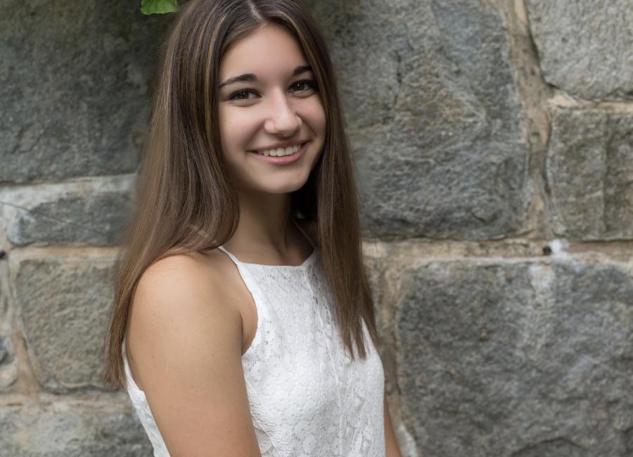 head shot of young woman