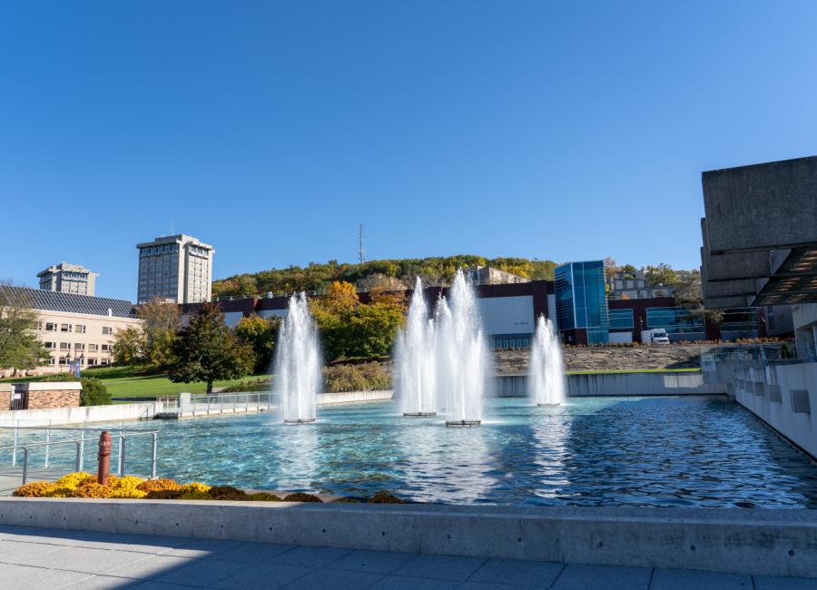 Fountains by Dillingham Center